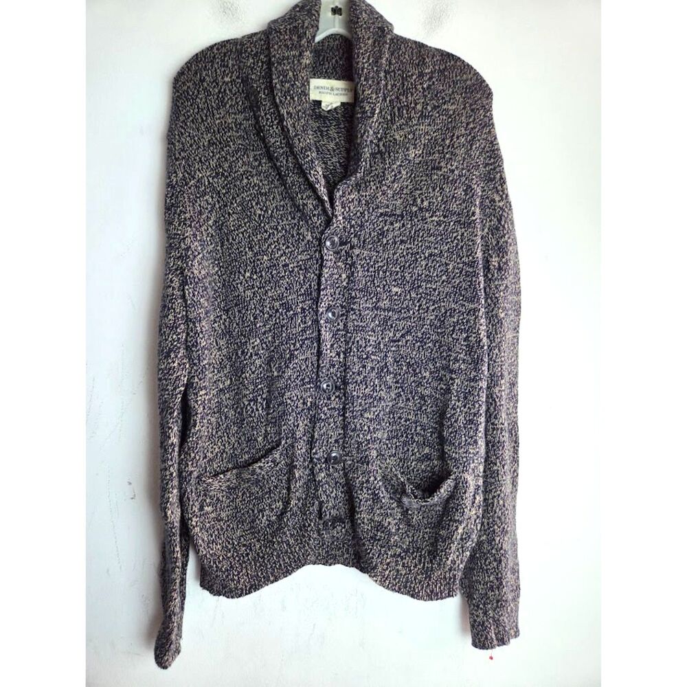 Denim & Supply Ralph Lauren Black and Gray Cardigan